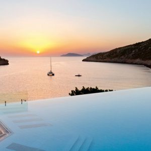 Luxury Greece Holidays Daios Cove Greece Sunset