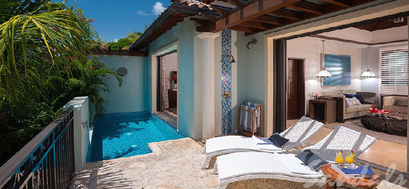 Luxury Grenada Holiday Packages Sandals Grenada South Seas One Bedroom Butler Villa With Infinity Edge Pool2