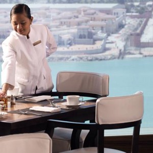 Luxury Holidays Abu Dhabi - Fairmont Bab Al Bahr - Dining View