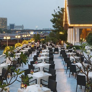 Luxury Holidays Bangkok - Mandarin Oriental - Outdoor Dining