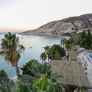 Luxury Holidays Cyprus - Columbia Beach Hotel Pissouri - beach panorama