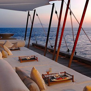 Luxury - Holidays - Maldives - W Retreat & Spa - Deck Sunset