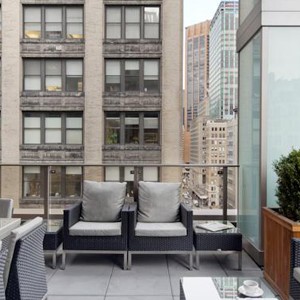 Luxury Holidays New York - Gansevoort Park Avenue - Terrace Seating