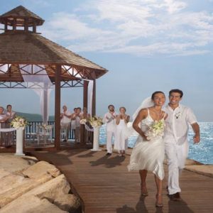 Luxury Jamaica Holiday Packages Secrets St James Montego Bay Wedding Couple Gazebo