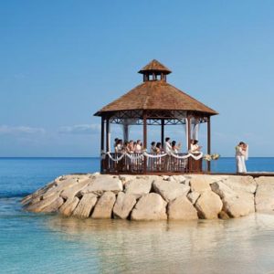 Luxury Jamaica Holiday Packages Secrets St James Montego Bay Wedding Couple Gazebo1