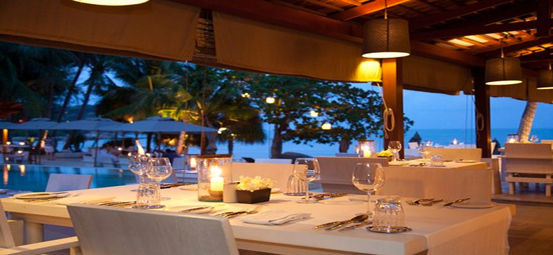 Luxury Koh Samui Holiday Packages Sala Samui Choengmon Beach Resort Holiday Packages SALA Samui Restaurant