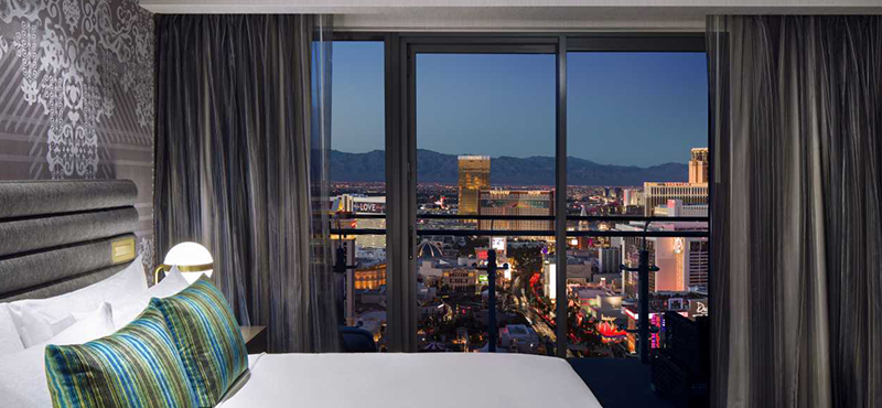 Luxury Las Vegas Holiday Packages Cosmopolitan Las Vegas Terrace One Bedroom Fountain View 3