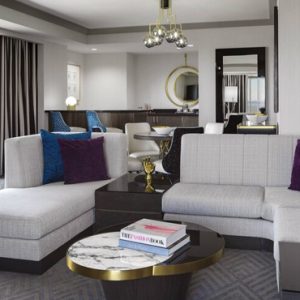 Luxury Las Vegas Holiday Packages Cosmopolitan Las Vegas Wrap Around Terrace Suite 2