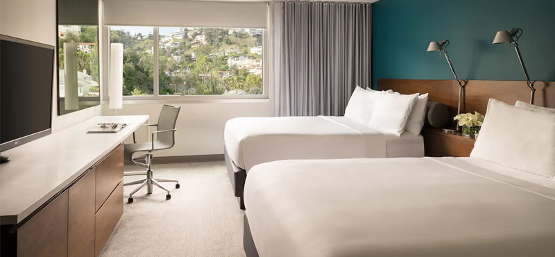 Luxury Los Angeles Holiday Packages Andaz West Hollywood 2 Queen Beds
