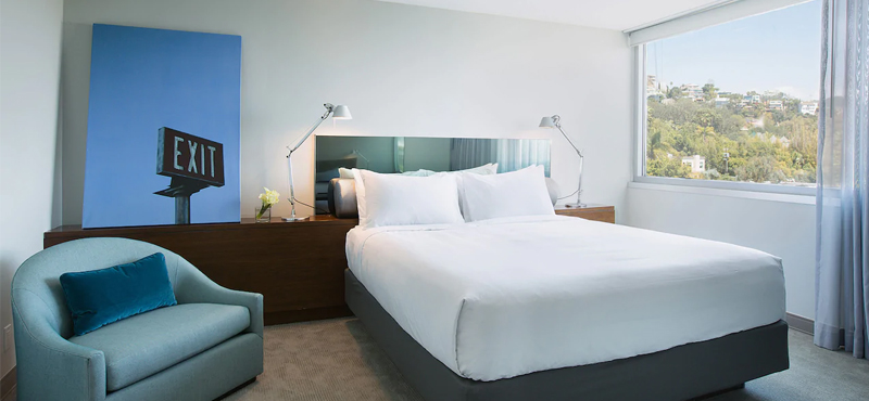 Luxury Los Angeles Holiday Packages Andaz West Hollywood ADA King Suite
