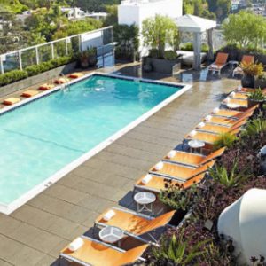 Luxury Los Angeles Holiday Packages Andaz West Hollywood Rooftop Pool
