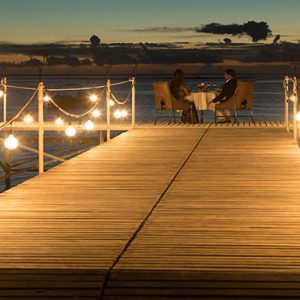 Luxury Mauritius Holiday Packages Maradiva Villas Resort & Spa Dinner On Jetty