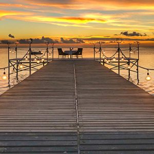 Luxury Mauritius Holiday Packages Maradiva Villas Resort & Spa Jetty Sunset