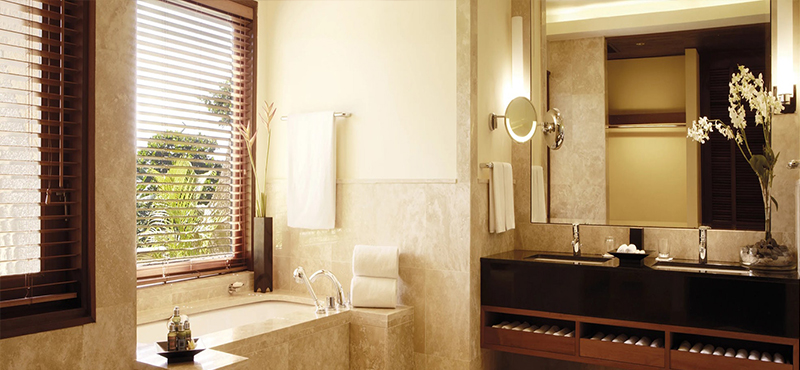 Luxury Mauritius Holiday Packages Shanti Maurice Resort & Spa Junior Suite Beach Access Bathroom