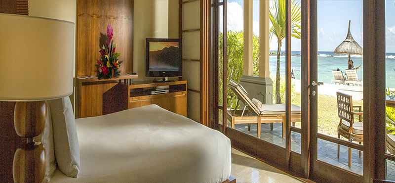 Luxury Mauritius Holiday Packages Shanti Maurice Resort & Spa Junior Suite Beachfront Bedroom