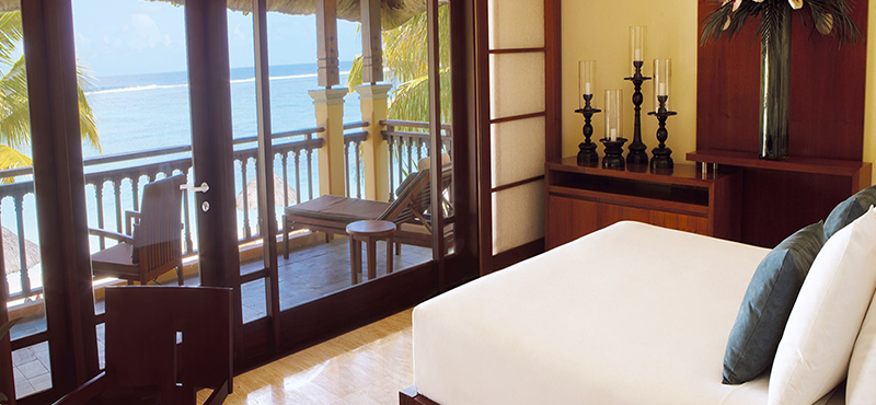 Luxury Mauritius Holiday Packages Shanti Maurice Resort & Spa Junior Suite Oceanfront Bedroom