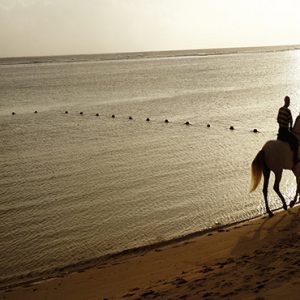 Luxury Mauritius Holiday Packages Shanti Maurice Resort & Spa Horse Riding On Beach