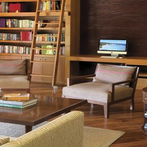 Luxury Mauritius Holiday Packages Shanti Maurice Resort & Spa Library