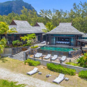 Luxury Mauritius Holiday Packages JW Marriott Mauritius Resort Villa Aerial View1