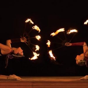 Luxury Mexico Holiday Packages Dreams Sands Cancun Resort And Spa Fire Show