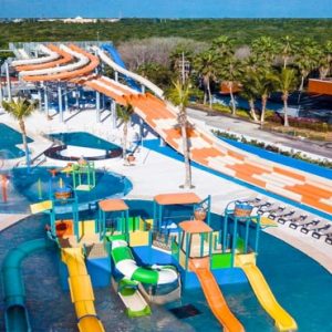 Luxury Mexico Holiday Packages Hard Rock Hotel Riviera Maya Rockaway Bay Waterpark Aerial View