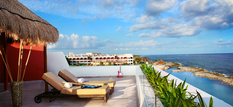 Luxury Mexico Holiday Packages Hard Rock Hotel Riviera Maya Rock Suite Platinum Rooftop Lounge 4