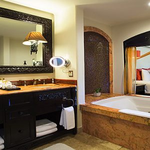 Luxury Mexico Holiday Packages Secrets Maroma Beach Riviera Cancun Junior Suite Tropical View Bathroom