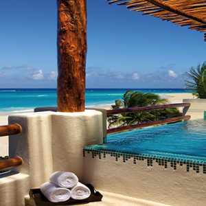 Luxury Mexico Holiday Packages Secrets Maroma Beach Riviera Cancun Preferred Club Honeymoon Suite Jacuzzi