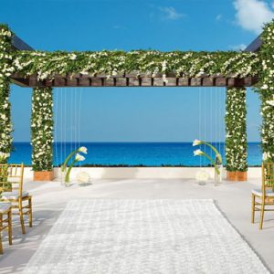 Luxury Mexico Holiday Packages Secrets Playa Mujeres Wedding Gazebo Setup