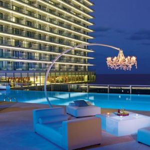 Luxury Mexico Holiday Packages Secrets The Vine Cancun Pool Lounge Party