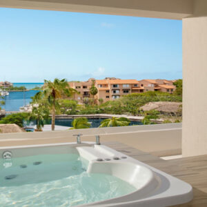 Luxury Mexico Holiday Packages Dreams Aventuras Riviera Maya Honeymoon Hot Tub Marina View1