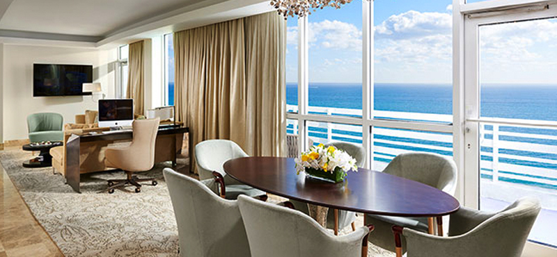 Luxury Miami Holiday Packages Fontainebleau Miami South Beach La Mer Presidential