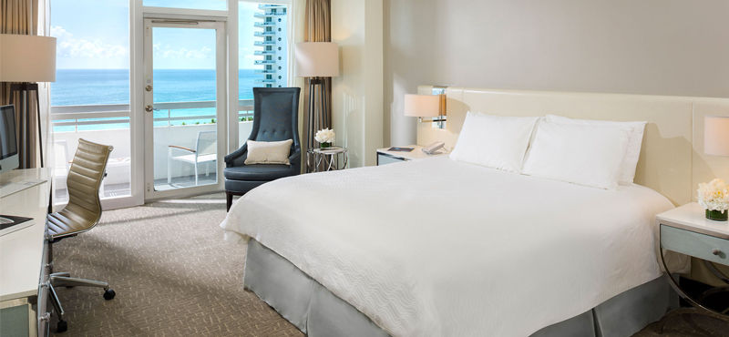 Luxury Miami Holiday Packages Fontainebleau Miami South Beach Oceanfront Guestroom With Balcony