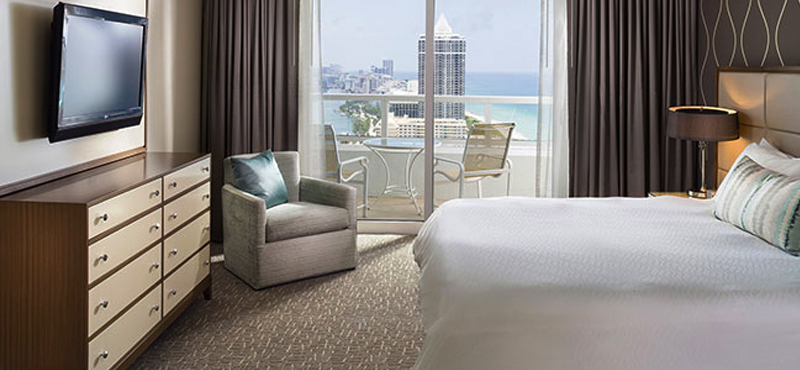 Luxury Miami Holiday Packages Fontainebleau Miami South Beach Tresor Ocean View One Bedroom Suite