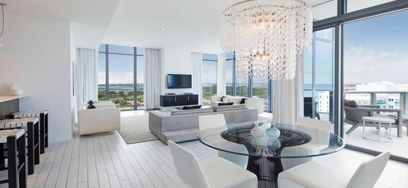 Luxury Miami Holiday Packages W South Beach Miami Penthouse Suite1