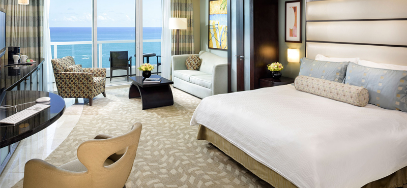 Luxury Miami Holiday Packages Fontainebleau Miami South Beach Sorrento Oceanfront Junior Suite