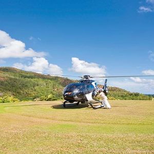 Luxury Seychelle Holiday Packages Constance Lemuria Helipad View