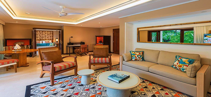 Luxury Seychelle Holiday Packages Constance Lemuria Senior Suite Living Area