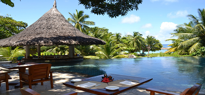 Luxury Seychelle Holiday Packages Constance Lemuria The Legend Pool Bar