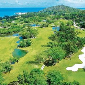 Luxury Seychelle Holiday Packages Constance Lemuria Aerial View Of Golf Course1