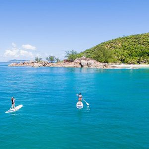 Luxury Seychelle Holiday Packages Constance Lemuria Stand Up Paddleboarding