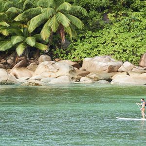Luxury Seychelle Holiday Packages Constance Lemuria Stand Up Paddling