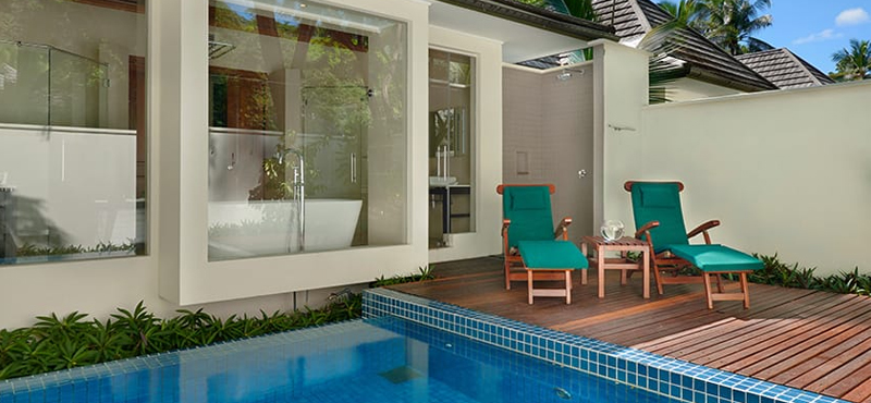 Luxury Seychelles Holiday Packages Hilton Seychelles Labriz King Beachfront Pool Villa