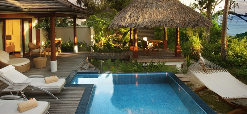 Luxury Seychelles Holiday Packages Hilton Seychelles Labriz Resort And Spa Deluxe King Beachfront Pool Villa