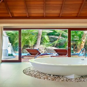 Luxury Seychelles Holiday Packages Hilton Seychelles Labriz Resort And Spa King Sanctuary Pool Villa BathRoom