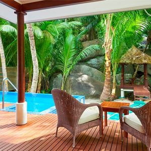 Luxury Seychelles Holiday Packages Hilton Seychelles Labriz Resort And SpaDeluxe Hillside Pool Villa Pool