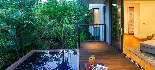 Luxury Seychelles Holiday Packages Raffles Seychelles Garden View Pool Villa Pool