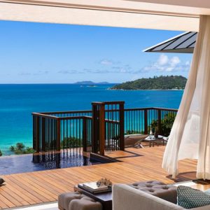 Luxury Seychelles Holidays Raffles Praslin Living Room View