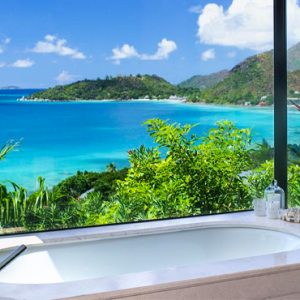 Luxury Seychelles Holidays Raffles Praslin Bath View Copy