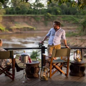 Luxury South Africa Holiday Packages Governors Camp, Kenya Romantic Dining On Deck